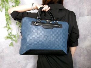 ●超美品●LOUIS VUITTON ルイ・ヴィトン●メンズ●ダミエアンフィニ●アヴェニュー●ブリーフケース●オリオン●SV金具●A4 書類●Js45407