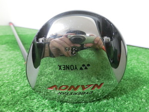 ♪YONEX ヨネックス CYBERSTAR NANOV 3W フェアウェイウッド 15°/純正 シャフト NANO HIGH SPEED FLEX-S-2 G5772♪