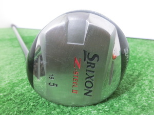 ♪DUNLOP ダンロップ SRIXON Z-STEELⅡ 5W フェアウェイウッド 19°/純正 シャフト SV-3013J FLEX-S G7730♪