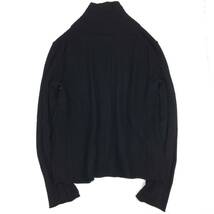 DOLCE＆GABBANA ドルチェ＆ガッバーナ オールカシミヤ CASHMERE 凹凸ストライプ Vショール カシミヤニットジャケット カーディガン 52=XL_画像3