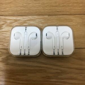 【新品未開封】Apple iPhone 付属品　純正イヤホン　ジャック式　2個セット