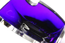 Baccarat バカラ クリスタル 希少シリーズ Oceanie オセアニア ブルー 大型 ベース 花瓶 飾壷（管理ID：517）_画像6