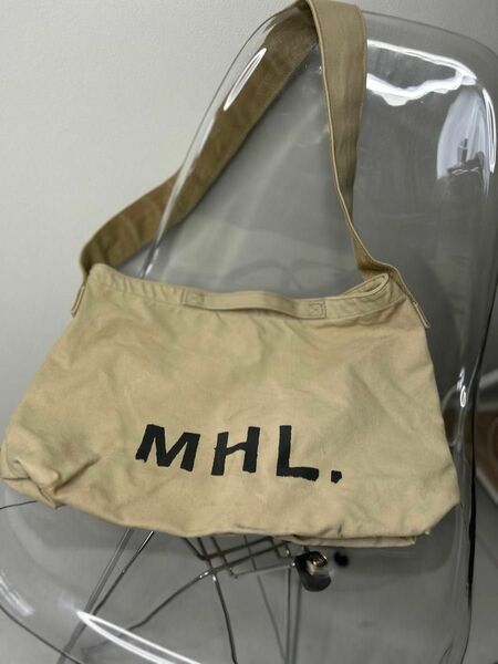 MHL ショルダーバッグ　ベージュ