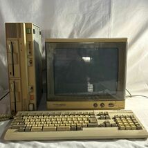 NEC PC-8801 FA PC-KD855 PC-8801 レトロ パソコン モニター キーボード 　(管理番号：EGE3168)_画像1