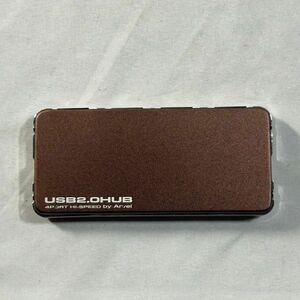 Arvel USB 4ポートハブ H427-CA(キャメル)　(管理番号：EGE3216)