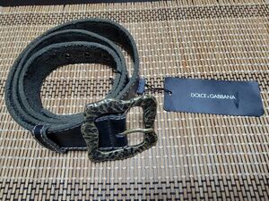 新品・未使用　DOLCE&GABBANA　ドルチェアンドガッバーナ　レザーベルト