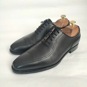 スコッチグレイン スワールトゥ 24.5 ビジネス 革靴 ブラック 黒 c34
