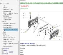 ポルシェ 911 997 後期 ワークショップマニュアル （ 整備書 ） 配線図 ボディー修理 　カレラ　＆　ターボ_画像3