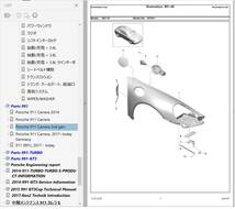 ポルシェ 911 991 型 ワークショップマニュアル Ver2 整備書 配線図 パーツリスト 取扱説明書 GT3 カブリオレ タルガ 修理書_画像9