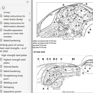 ポルシェ 911 997 ワークショップマニュアル Ver1 ( 整備書 ) 配線図 ボディー修理 その他 内容充実！ 修理書の画像5