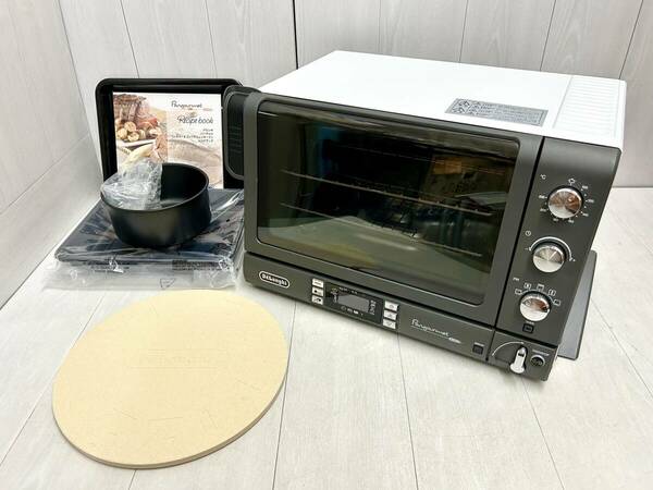 送料無料 ★ 美品 ! DeLonghi デロンギ コンベクションオーブン EOB2071J-5W パン ベーカリー グルメ ピザ ケーキ 解凍 調理機能6種類