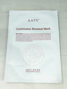 「送料無料」○ AAPE コンティニュアス リニューアル マスク フェイシャルマスク 30ml メトラス 1シート 未使用保管品