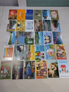 「送料無料」○ テレカ テレホンカード 50度数 まとめて30枚 額面15,000円 未使用保管品 汚れ等あり