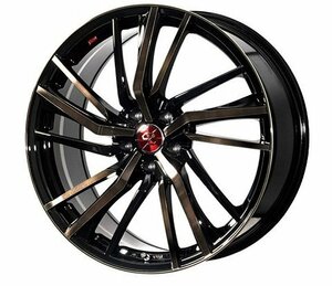 ☆1円スタート☆ PREMIX ドルチェ３ｘ５ 20 インチ 9.5 5H 114.3 +35 ブロンズクリア アルミホイール 4本 セット