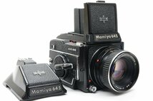 マミヤ MAMIYA M645 1000S SEKOR C 80mm F2.8 プリズムファインダー ウエストレベルファインダー セット_画像9