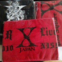 【未開封】XJAPANライブ限定マフラータオル3種類セットhide YOSHIKI TOSHI PATA TAIJI heath XJAPAN エックスジャパン_画像1