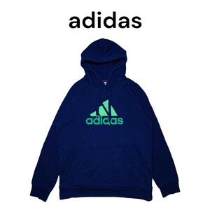 adidas　パフォーマンスロゴビッグプリント　スウェットパーカー　アディダス