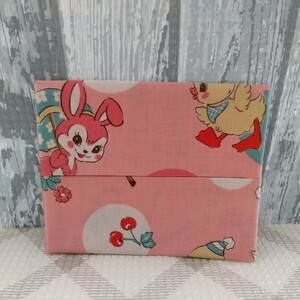  hand made pocket tissue case retro animal go in . go in . preparation with pocket 