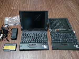 IBM ThinkPad 240 ２台 Celeron 450MHz 196MB