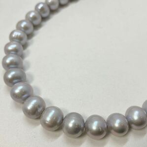 ［淡水パールネックレス5点おまとめ］a 重量約332g 真珠 ポテト オーバル necklace accessory jewelry silver DA0の画像3