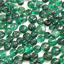 ［エメラルドアクセサリーパーツおまとめ］m 重量約10.0g 約3.5~5.0mm ルース 裸石 宝石 ジュエリー emerald 丸 両穴 necklace CE0_画像3