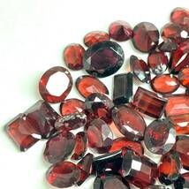 大量!!［ガーネットおまとめ250ct］a 重量約50.0g ルース 裸石 宝石 ジュエリー garnet ロードライトjewelry 柘榴石 DD0_画像6