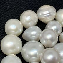 ［南洋白蝶19点おまとめ］a 重量約50g/250ct 約10.0-14.8mm珠 pearl パール 本真珠 バロック ジュエリー jewelry 裸石 宝石 pearl_画像3
