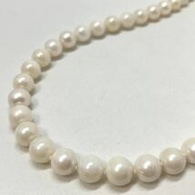 ［アコヤ本真珠ネックレス2点おまとめ] a 重量約96.0g 約8.0~9.0mm pearl necklace ジュエリー jewelry accessory silver DA0_画像8
