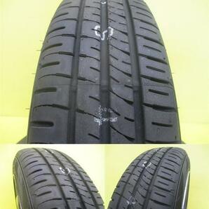 N-BOX N-ONE 新品夏タイヤ 中古スチール 155/65R14 ダンロップ エナセーブ EC204 2023年製 ホンダ純正スチール 5.5J 14 4/100 +45の画像3