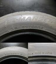 中古タイヤ 205/55R17 91V ダンロップ LEMANS V 新品 レオニス LV 6.5J-17 5H 114.3 +53 サマー セット ステップワゴン ノア 白河_画像6