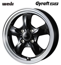 取寄せ品 WEDS グラフト5S BLK 4.0B+43 ヨコハマ SUPER VAN Y356 23年 145R12 6PR 145/80R12 LT 80/78N N VAN バモス アクティ 軽バン_画像4