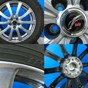 XV 225/60R17 2022年製 深溝 5H100 中古 スタッドレス ホイール 4本 SET ヨコハマ アイスガード6 IG60 + Weds Fang 17インチ 7J 岡崎の画像4