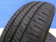 中古アルミ 新品タイヤ ダンロップ EC204 165/55R15 + N-BOX カスタム 純正 STYLE+BLACK 15インチ 4.5J +45 4H100 岡崎_画像7