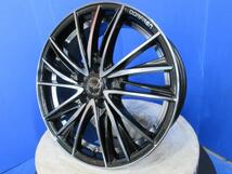 ZR-V RZ3 RZ4 RZ5 RZ6 日産 E52系 エルグランド 4本 黒 18インチ5H 5穴 PCD 114.3 新品 225/55R18 夏用 夏タイヤアルミホイールセット_画像8