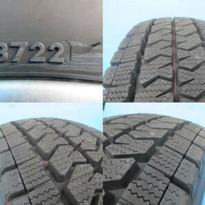 ブリヂストン 195/80R15 107/105N LT ブリザック VL10 2022年製 中古 キャラバン 純正 スチール ホイール 4本 高槻の画像7