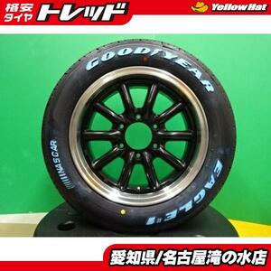 ハイエース グッドイヤー ナスカー 215/60R17 109/107R 新品 タイヤ 中古 アルミ 4本セット ESSEX ENCB 17インチ 6.5J +38 6H139.7