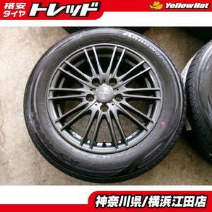 ◆2023年製新品夏タイヤ付◆ヴェルヴァ + アロースピードAS-HP01 205/60R16インチ◆SAIプリウスαジェイドジュークなど 4本セット