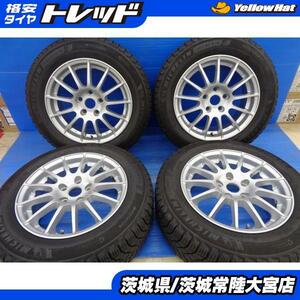 中古ホイールセット 21年製 バリ山 ミシュラン X-ICE SNOW 205/60R16 ゲルプート YPW01 16インチ 7J +48 5穴112 66.6 BMW 2シリーズに