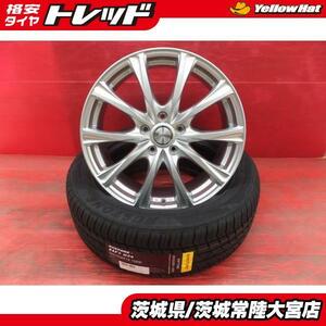 新品 夏タイヤ 4本セット ウェッズ ジョーカー マジック 18インチ 23年製 KUSTONE SAFY M06 225/55R18 エルグランド フォレスター等