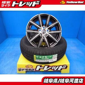 195/65R15 新品 夏タイヤホイール スマック ヴァニッシュ 15インチ 6.5J +40 5H100 エナセーブ EC204 195/65-15 組込済 4本SET