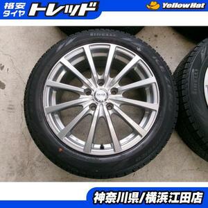 ◆2022年製未使用スタッドレス付◆ザック + ピレリアイスゼロアシンメトリコ 205/55R17インチ◆キックスに 4本セット P15 冬タイヤ