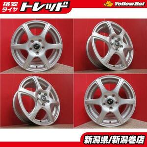 送料無料 4本 weds トレファー 16inch ホイール セット 6.5J +55 5H 114.3 オデッセイ CX-3 アクセラ アテンザ ビアンテ CR-V エリシオン