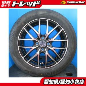 新品 VENES FS01 15インチ アルミホイール 中古 KENDA KENETICA ECO 185/60R15 88H XL 2021年製 4本セット！