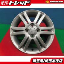 送料無料 4本セット 15インチ ダイハツ ムーヴ純正 アルミホイール 4.5j 4H100 +45 ウェイク タント タフト キャスト ミラアヴィ 本庄_画像1