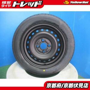 4本 新品 タイヤ 2024年製 ブリヂストン NEWNO 155/65R14 鉄 スチールホイール 14インチ 4.5J +45 100 4H N-BOX N-ONE N-WGN