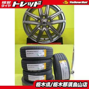 プリウスα SAI 新品夏タイヤ 中古アルミ 205/60R16 ピレリ パワジー 2023年製 共豊 ザインSS 6.5J 16 5/114.3 +38 シルバー