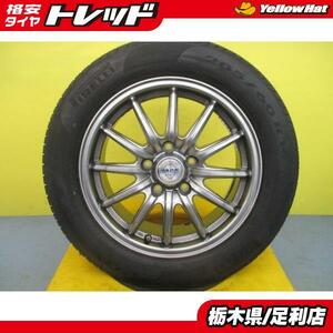 ノア ヴォクシー ミニバン 中古アルミ 新品夏タイヤ セット ZACK JP812 16インチ ピレリ パワジー PAWERGY 205/60R16 4本セット 足利