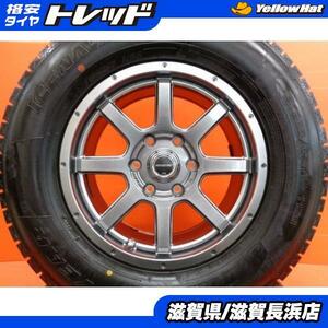 プラド ハイラックス 冬タイヤ 中古 グッドイヤー ICENAVI SUV 265/65R17 2023年製 ROADMAX 17インチ 6H139.7 4本セット スタッドレス