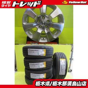 エリシオン オデッセイ 新品タイヤ 中古アルミ 215/60R17 ピレリ パワジー 2022年製 ホンダ純正アルミ 6.5J 17 5/114.3 +50 SIL