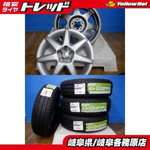 (処分市) ウィッシュ イスト【中古ホイール新品タイヤセット】トヨタ純正 16x6J+45 5H100 + ブリヂストン エコピア NH100RV 195/60R16